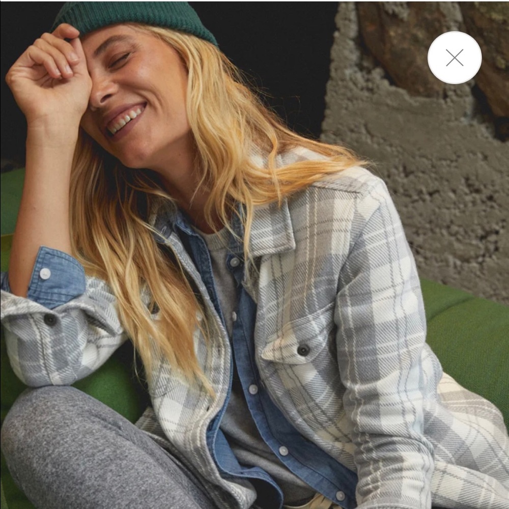 Outerknown Organic Twill Button Down Blanket Shirt